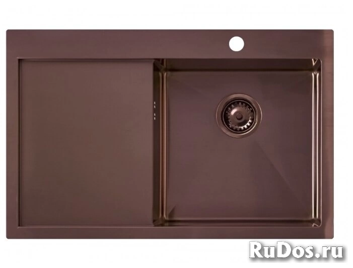 Врезная кухонная мойка Seaman ECO Marino SMV-780L (PVD) 78х50см нержавеющая сталь фото