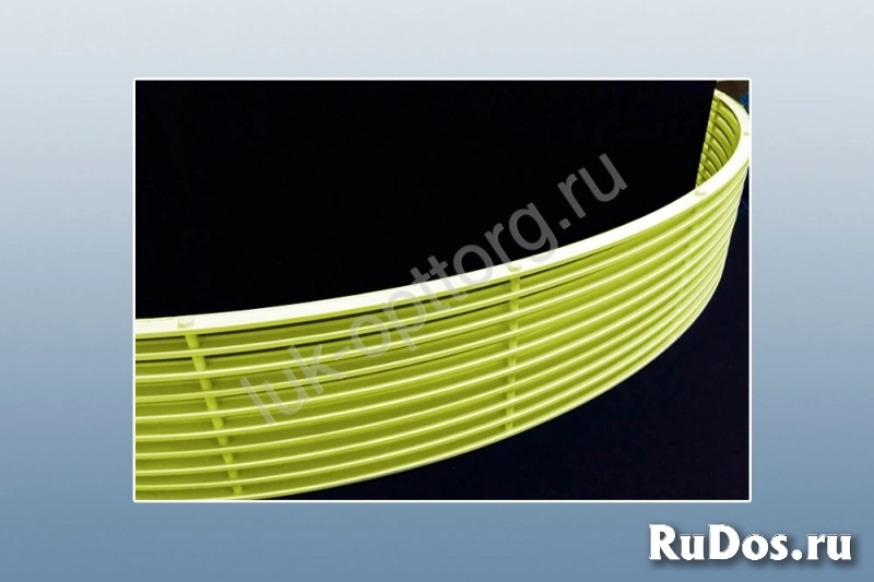 Радиусная решетка РАЛ1 / РАЛ2 (цветная) 1100 * 130 (Ш * В) фото