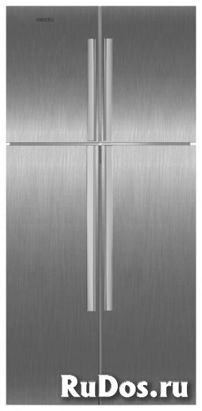 Холодильник Ginzzu NFK-590 Steel фото