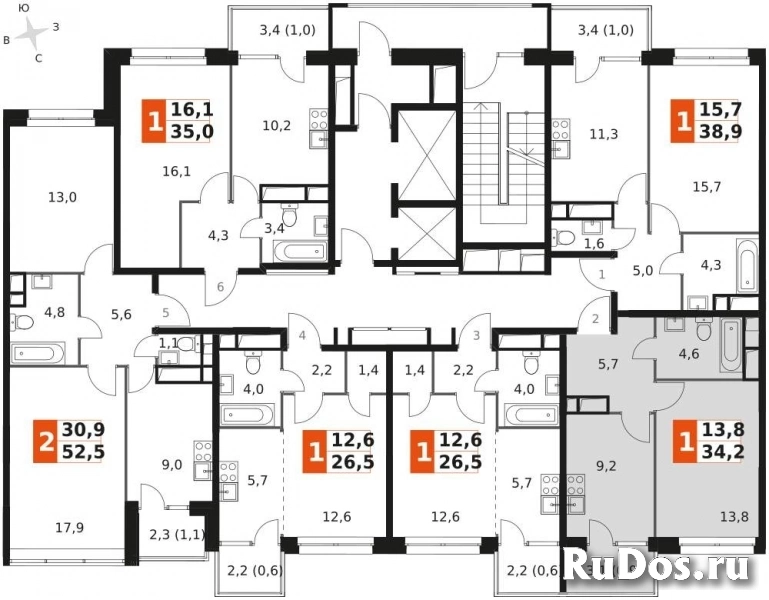 Продам 1 комнатную квартиру 34 м2 фото