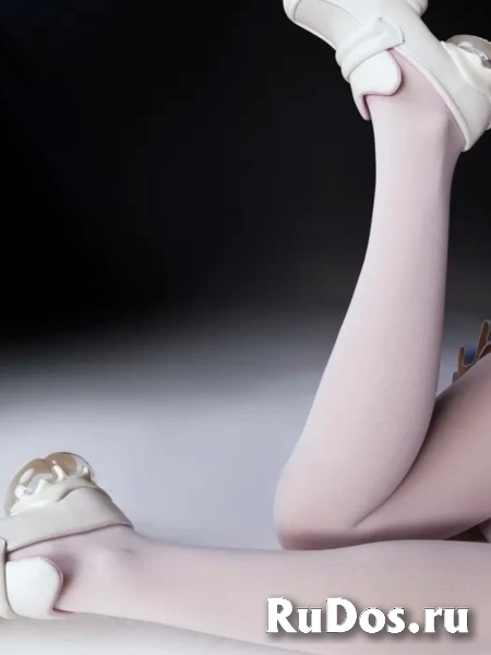 Туфли лоферы дутики белые на толстом каблуке у2к изображение 6