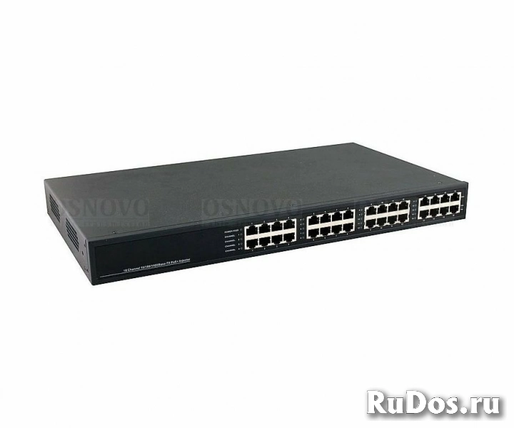 OSNOVO Midspan-16/250RGM управляемый PoE-инжектор Gigabit Ethernet на 16 портов фото