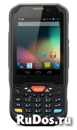 Терминал сбора данных Point Mobile PM60, WiFi, BT, 2D Imager, Android 4.2, 512Мб/1Гб, VGA, 3G, GPS, 5MP, 4000mAh, 27 кл. (PM60GP72357E0T) фото