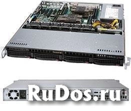 Серверная платформа Supermicro SuperServer 1U 6019P-MT noCPU (2) Scalable / TDP 70-140W / no DIMM (8) / Sataraid HDD (4) LFF / 2xGbE / 1xFH, M2 / 1x500W фото