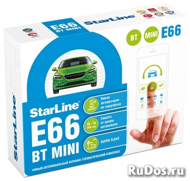 Автосигнализация StarLine E66 2CAN+2LIN (BT GSM, GPS MINI) фото