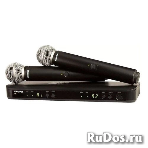 Радиосистема Shure BLX288E/SM58-M17 беспровод. черный фото