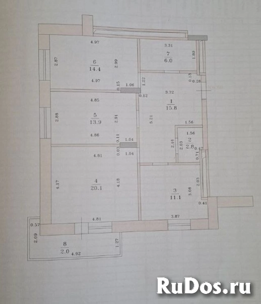 Продам 3 комнатную квартиру 86.1 м2 изображение 3