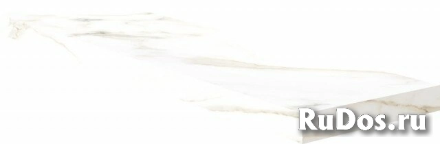 Ступень Cerdomus Calacatta Angolo Dx Grad.C.Retta Puro 33x120 66773 1200x330 мм (Керамогранит) фото