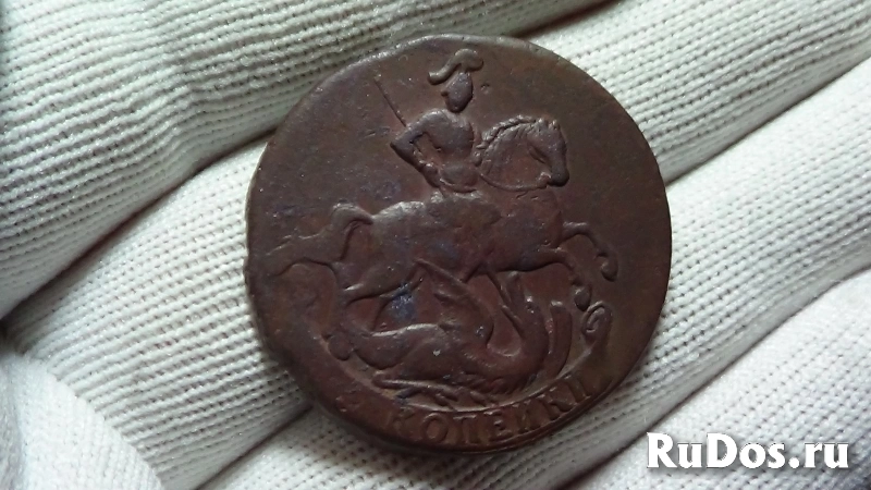 Продам монету 2 копейки 1757 г. Елизавета I изображение 4