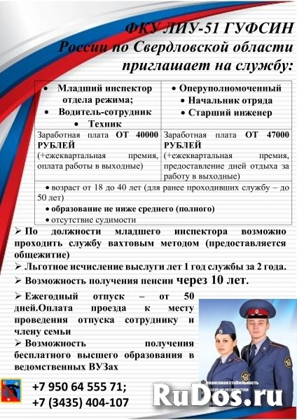 Служба в УИС фото