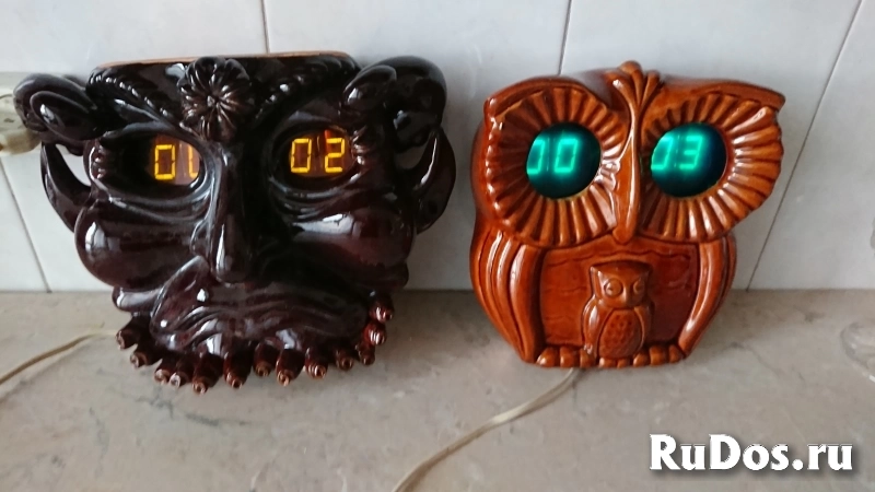 Часы электронные цифровые Сова и Мефистофель изображение 5