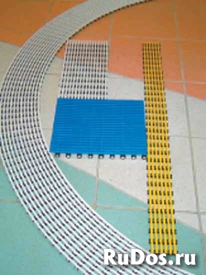 Решетка для канала перелива до 250 мм радиусная, цвета: синий, красн., бежев., серый, белый фото