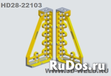 Угловой кронштейн 375x100x600 мм для сварочного стола 3D-Weld D28 2-280134 фото