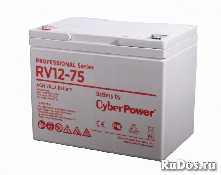 Аккумуляторная батарея CyberPower Professional series RV 12-75 фото