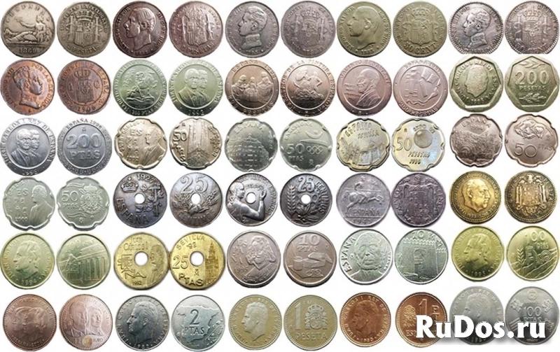 Монеты Испании фото