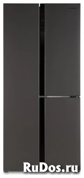 Холодильник Hyundai CS5073FV черная сталь фото