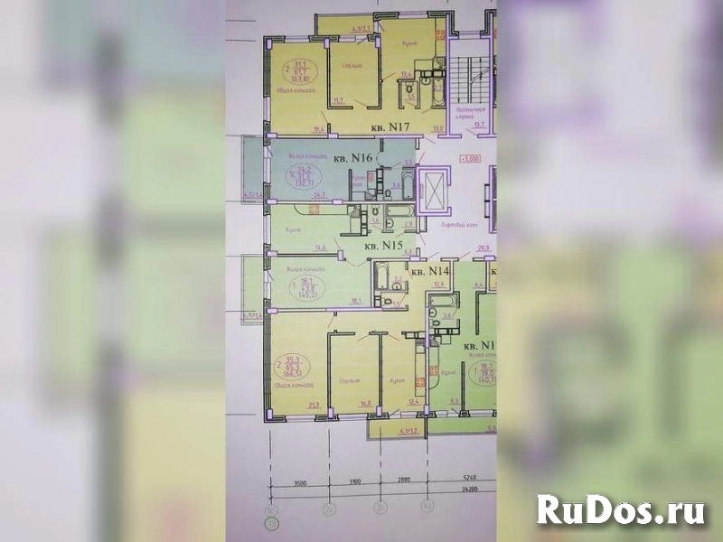 Продам 2 комнатную квартиру 66.5 м2 изображение 6