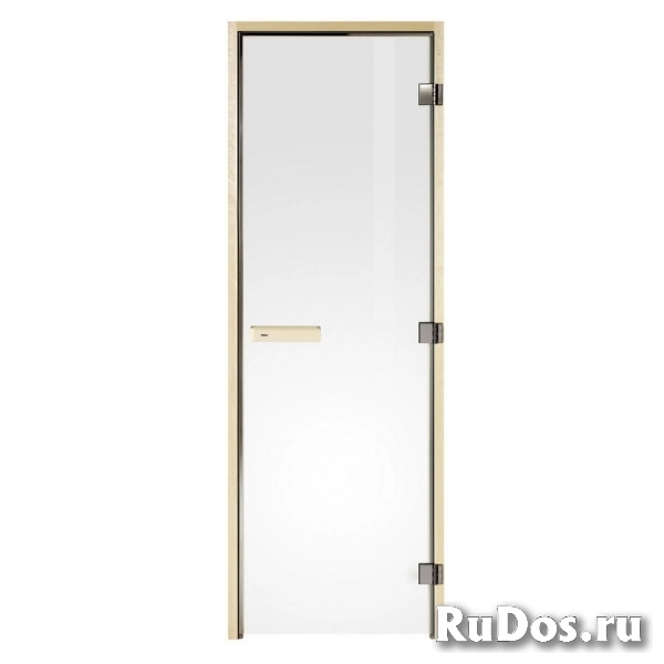 Дверь для сауны Tylo DGL 9x21 (прозрачная, осина, арт. 91031910) фото