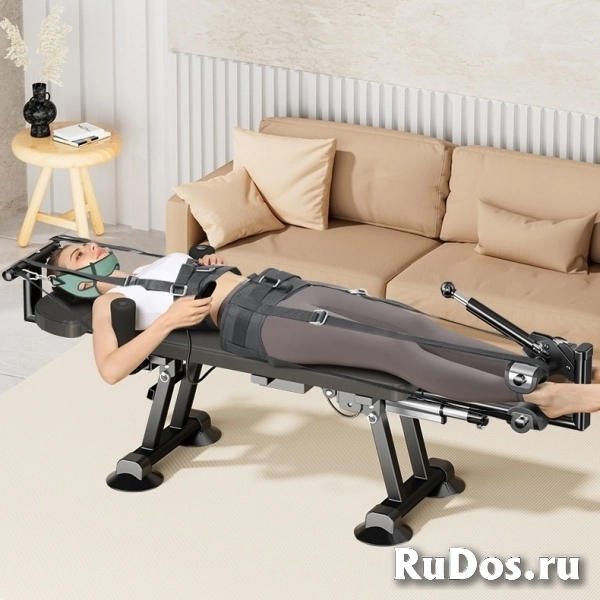 Тренажер-растяжка для позвоночника с электроприводом и пультом фотка