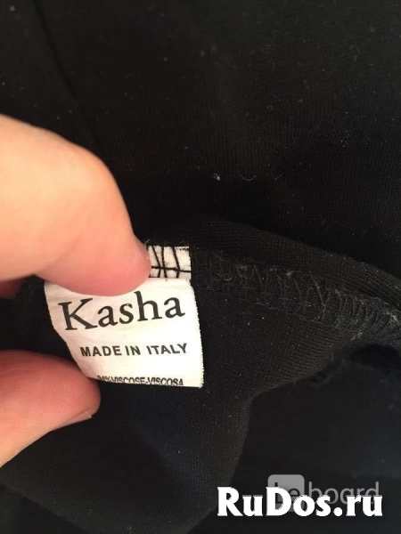 Лосины брюки новые kasha италия 46 48 м l черные стретч плотные в изображение 5