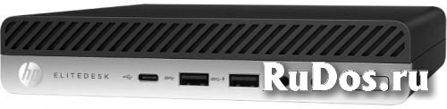 Компьютер HP EliteDesk 800 G5 Mini 7PF42EA i5-9500/8GB/256GB SSD/noDVD/UHD Graphics 630/WiFi/BT/USB Kbd+USB Mouse/Win10Pro/black/silver фото