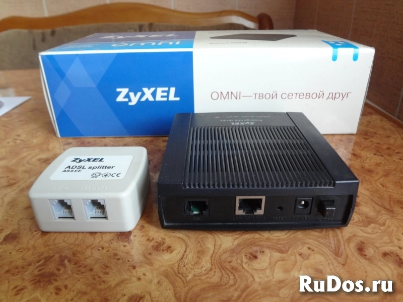 Модем ADSL2+ с портом Ethernet фирмы ZyXEL фотка