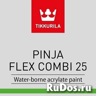 Краска Полиакрилатная Tikkurila Pinja Flex Combi 25 20л Быстросохнущая для Наружных Работ/ Тиккурила Пинья Флекс Комби фото