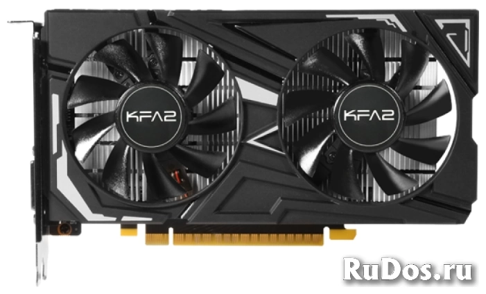 Видеокарта KFA2 GeForce GTX 1650 1485MHz PCI-E 3.0 4096MB 8000MHz 128 bit DVI HDMI DisplayPort HDCP EX 1-Click OC фото