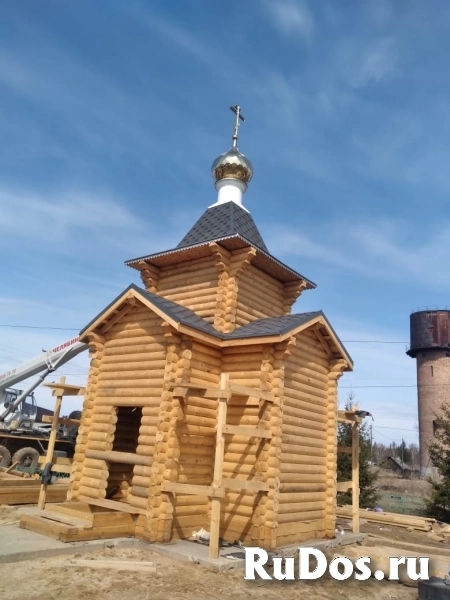 Домокомплекты, бани из оцилиндрованного (калиброванного ) бревна. Кедр фото