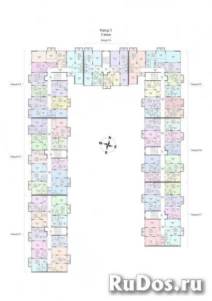Продам 2 комнатную квартиру 61.9 м2 фотка