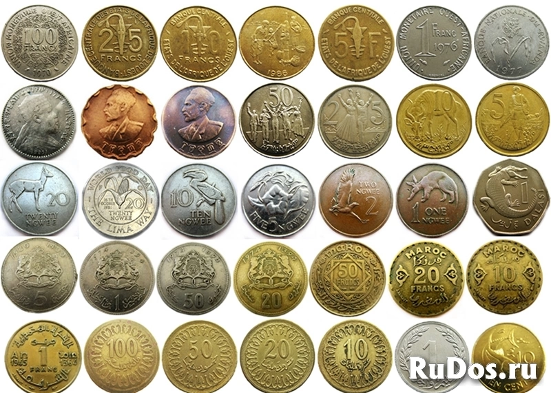 Монеты африканских стран фотка