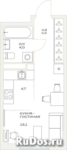 Продам 1 комнатную квартиру 26 м2 фотка