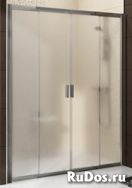 Душевая дверь Ravak Blix 160см BLDP4-160 белый грейп 0YVS0100ZG фото