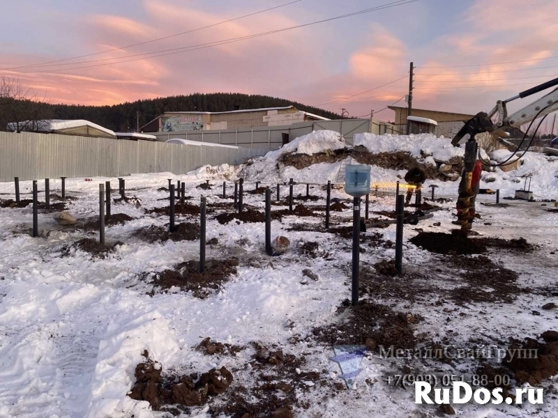 Винтовые сваи — надежный фундамент для домов, теплиц и сельхозполей! изображение 7