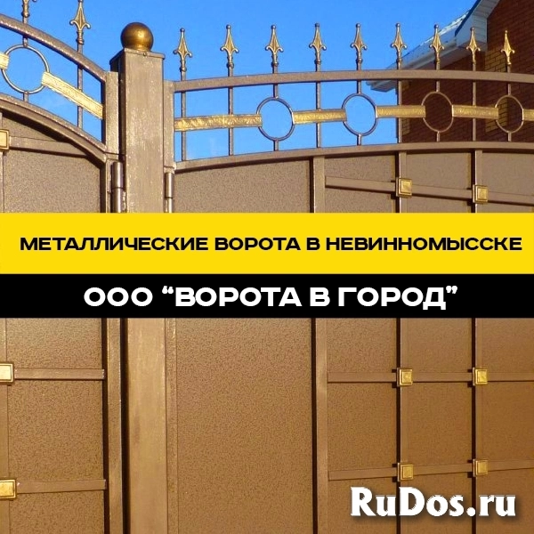 Металлические ворота "под ключ" с гарантией изображение 6