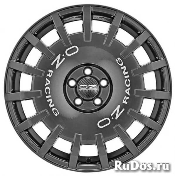 Колесный диск OZ Racing Rally Racing 8x17/5x100 D68 ET35 Dark Graphite + Silver Lettering фото