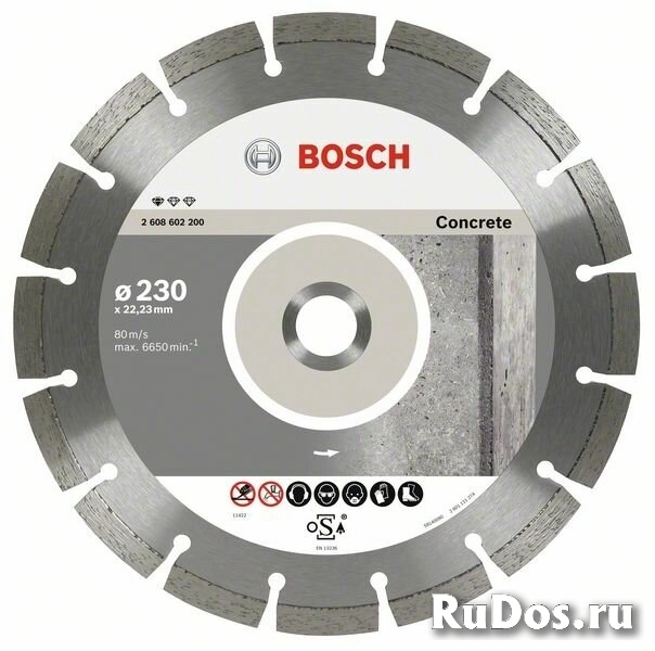 10 Алмазных дисков Bosch Standard for Concrete 230x22.2 (2608603243) фото