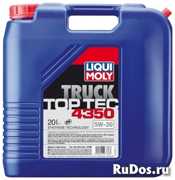 Моторное масло LIQUI MOLY Top Tec Truck 4350 5W-30 20 л фото