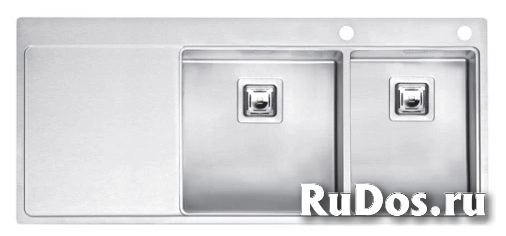 Интегрированная кухонная мойка Reginox Nevada 40-30 right 116х51см нержавеющая сталь фото