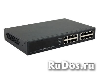 Инжектор PoE OSNOVO Midspan-8/150RG Gigabit Ethernet на 8 портов. Соответствует стандартам PoE IEEE 802.3af/at. Автоматич. определение PoE устройств фото