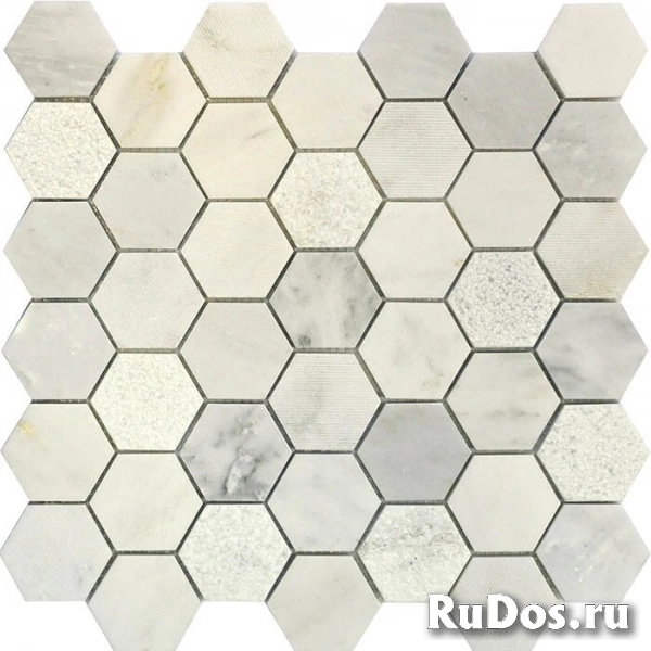 Плитка керамическая Q-Stones Китмоз Камень 31x31 Китмоз Камень QS-Hex003-3f-48P/10 30.5х30.5 фото