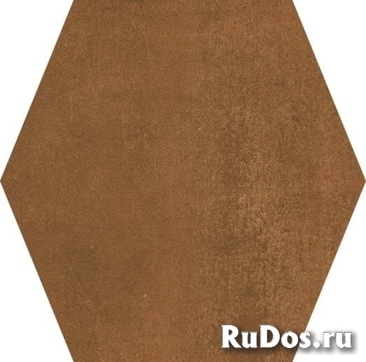 Керамогранит Cedit Metamorfosi Corten Ossidato Esagono 24x35 фото