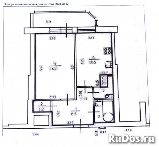 Продам 1 комнатную квартиру 36 м2 изображение 3