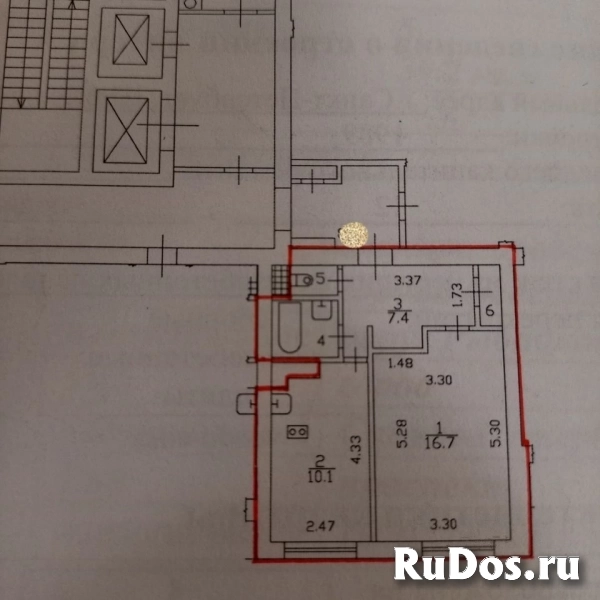 Просторная 1-к. кв. 39,2 м² изображение 12