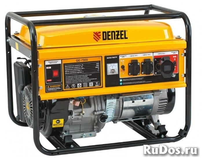 Бензиновый генератор Denzel GE7900 (6000 Вт) фото