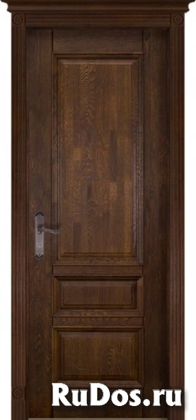 Дверь Ока/Dveri Ока/Аристократ №1 ДГ Античный Орех, двери из массива дуба 2000x900 фото