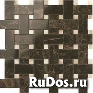 Мозаика Atlas Concorde Supernova Marble Frappuccino Dark twist Mosaic 30.5*30.5 фото