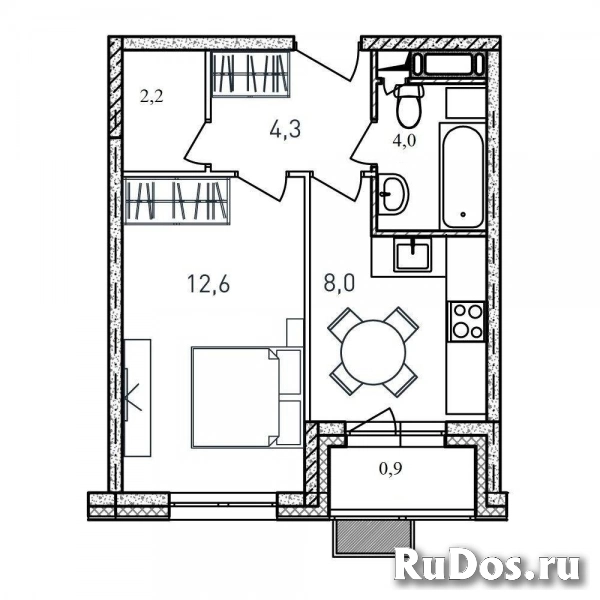 Продам 1 комнатную квартиру 32 м2 фото