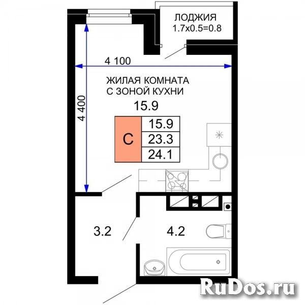 Продам 1 комнатную квартиру 24 м2 Продам 1 комнатную квартиру 24 м2 фото