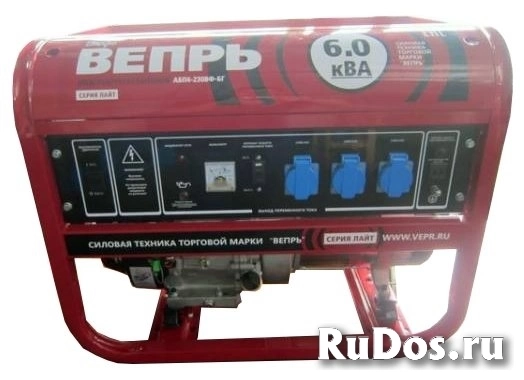 Бензиновый генератор Вепрь АБП6-230ВФ-БГ (6000 Вт) фото